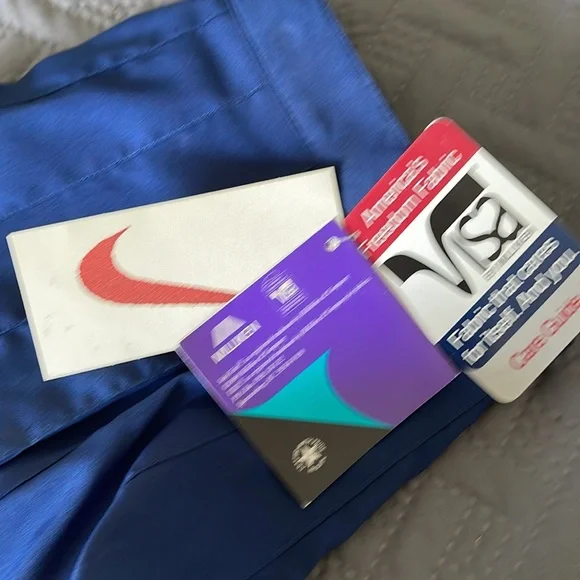 Nike pleated tennis skirt pocket NWT 10 navy athletic sporty women golf academia - Picture 6 of 8